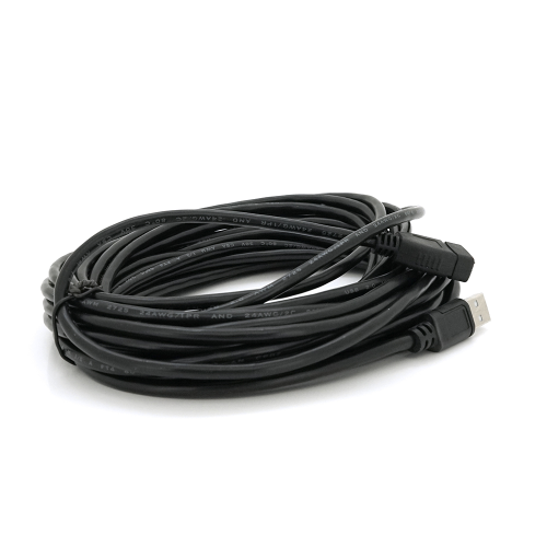 Подовжувач USB 2.0 AM / AF, 10.0m, 1 ферит, Black