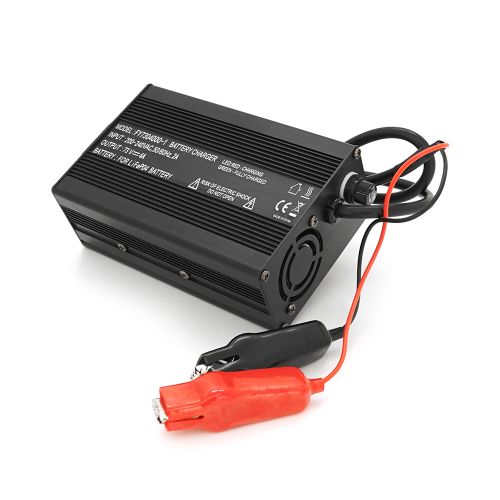 Зарядний пристрій для акумуляторів LiFePo4 60V(73V),20S,4A, + крокодили,135x90x50mm. 600 г