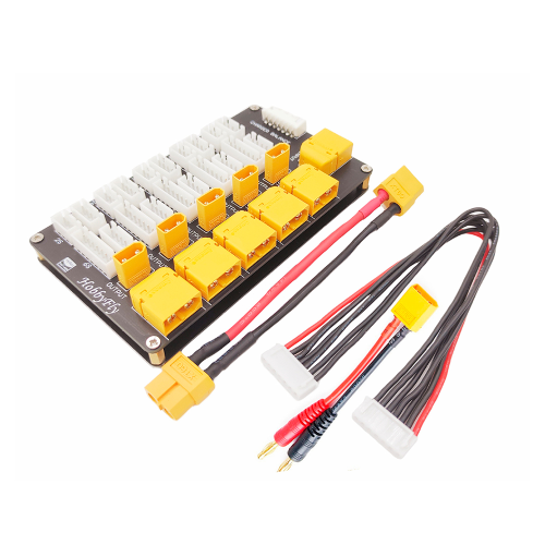 Плата паралельної зарядки та балансування акумуляторів B6AC (2-6S) з роз&apos;ємами XT60, XT30, 120х70х24мм