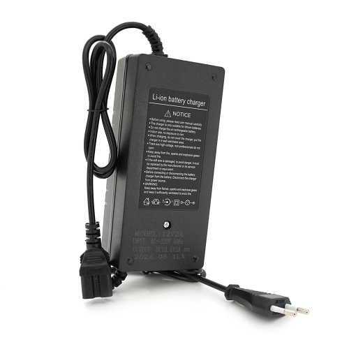 Зарядний пристрій для акумуляторів Li-ion 12V (12,6V), 3S, 2A, штекер Triangle plug (T-tipe / IEC / C13 N+L-)