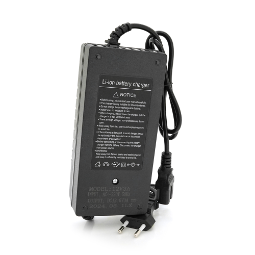 Зарядний пристрій для акумуляторів Li-ion 12V (12,6V), 3S, 3A, штекер Triangle plug (T-tipe / IEC / C13 N+L-)