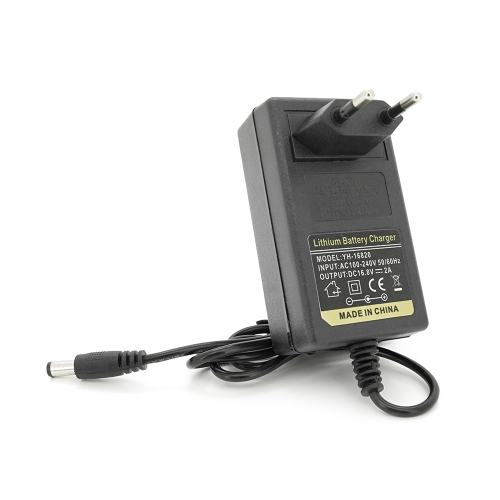 Зарядний пристрій для акумуляторів Li-ion 16.8V,4S,2A, штекер 5,5х2,5мм, LED-індикація