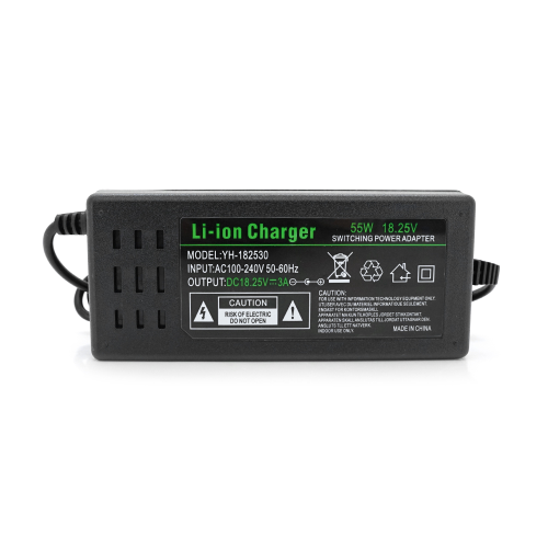 Зарядний пристрій для акумуляторів LiFePO4 18,25V,5S,3A, штекер 5.5*2.5, з індикацією