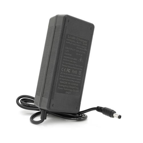 Зарядний пристрій для акумуляторів Li-ion 25,2V,6S,3A,штекер 5,5, 135х55х45мм