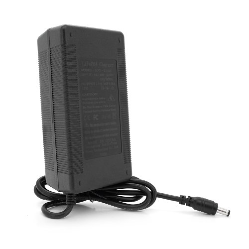 Зарядний пристрій акумуляторів LiFePO4 12V (14.6V), 4S,10A, штекер 5.5*2.5, з індикацією, 133х67х45mm, 0.3kg