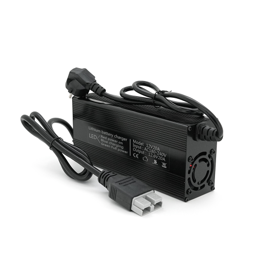 Зарядний пристрій для акумуляторів Li-ion 12V(12,6), 10-20A, штекер Anderson. 185x88x60mm