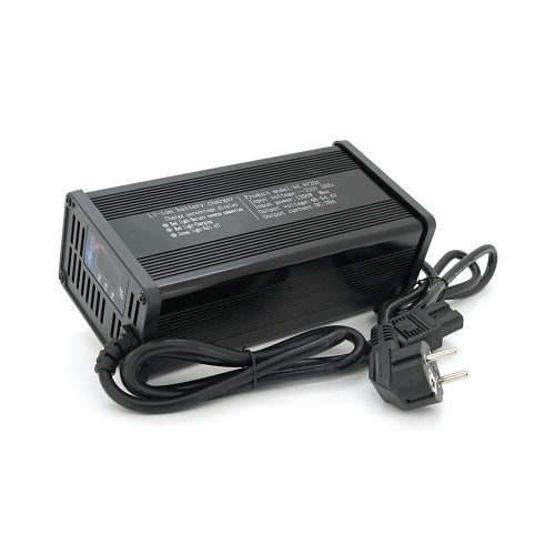 Зарядний пристрій для акумуляторів Li-ion 48V(54.6V),13S,20A, 960 Вт, штекер Triangle plug (T-tipe / C13 / IEC). 185x88x60mm. 1.2kg