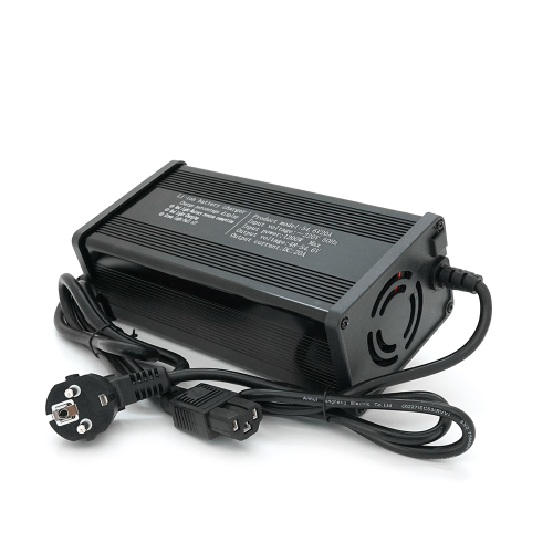 Зарядний пристрій для акумуляторів Li-ion 48V(54.6V),13S,20A, 960 Вт, штекер Triangle plug (T-tipe / C13 / IEC). 185x88x60mm. 1.2kg