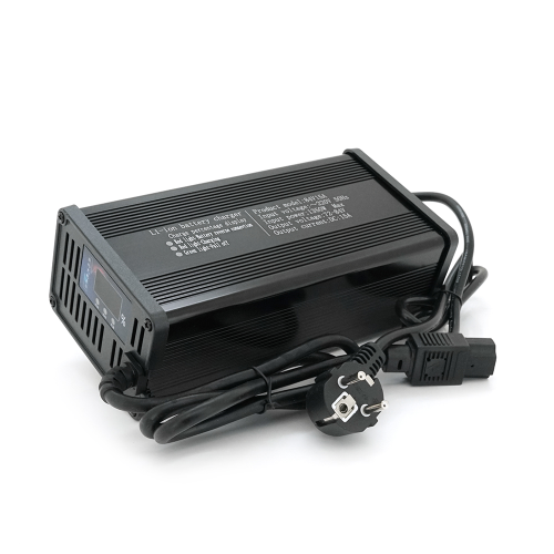 Зарядний пристрій для акумуляторів Li-ion 72V(84V),20S,15A, штекер Triangle plug (T-tipe / IEC / C13 N+L-), 185x88x60mm