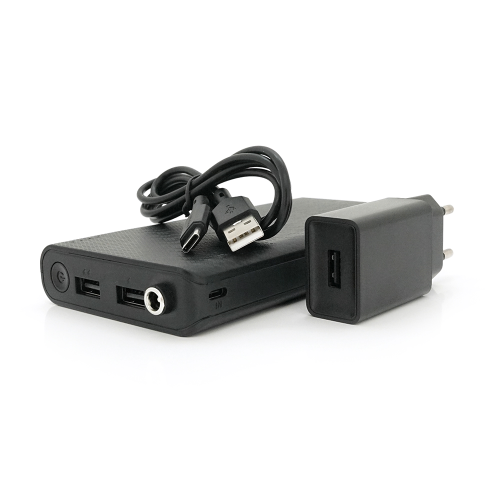 ДБЖ UPS-24W DC1024P для роутерів, Output: USB 5V / 2A, DC9V,2.7A / 12V,2A, 14000mAh(7*2000mAh), 155х75х23мм, 460грам, Black, BOX