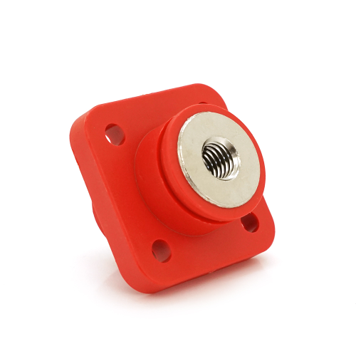 Корпусна прохідна клема 150A-C, М8-М8, 150A, 600V, &amp;le;0,6 мОм, мідь, IP54, Red