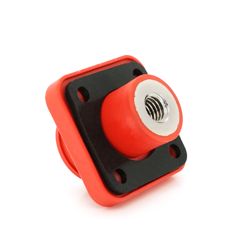 Корпусна прохідна клема 150A-C, М8-М8, 150A, 600V, &amp;le;0,6 мОм, мідь, IP54, Red