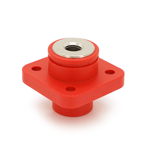 Корпусна прохідна клема 150A-C, М8-М8, 150A, 600V, &amp;le;0,6 мОм, мідь, IP54, Red