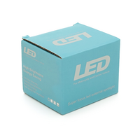 Світлодіодна фара для мотоцикла 35W, ближнє світло біле + дальнє світло біле + стробоскоп, 12-85V, 3800Lm, IP67, 65x40x75mm