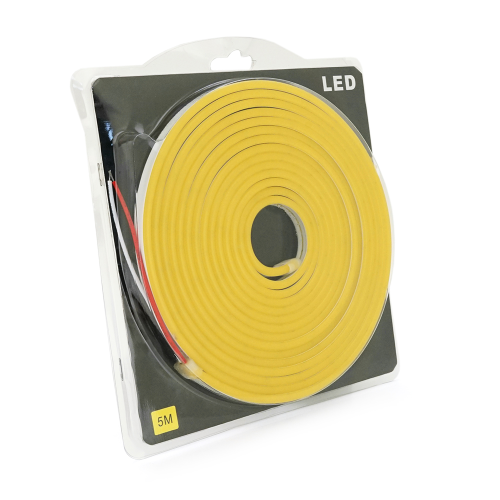 Стрічка світлодіодна в силіконі 3528, 12V, 5 метрів, IP67, Yellow