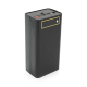 Power bank Voltronic T21-PD під 21х18650, Digital display, Output: 22.5W, Micro-USB, Type-C, Lightning, ABS, PVC, Black, BOX