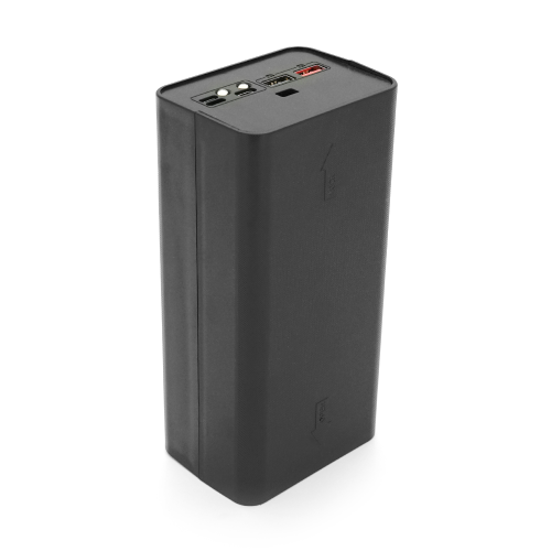 Power bank Voltronic T21-PD під 21х18650, Digital display, Output: 22.5W, Micro-USB, Type-C, Lightning, ABS, PVC, Black, BOX