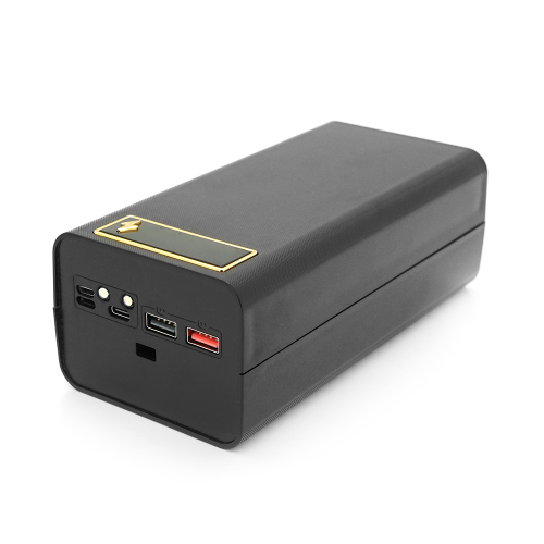 Power bank Voltronic T21-PD під 21х18650, Digital display, Output: 22.5W, Micro-USB, Type-C, Lightning, ABS, PVC, Black, BOX
