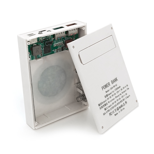 Power bank Voltronic CX4-PD-QIMagnetic під 4х18650, Magnetic Wireless Charger, Output:22.5W, Micro-USB, Type-C, Lightning, ABS, PVC, White, BOX