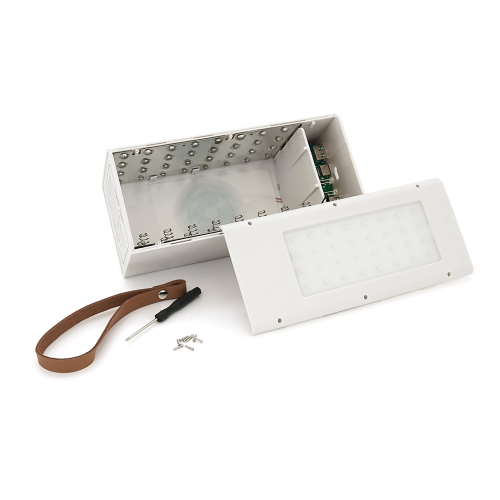 Power bank Voltronic D32-PD-QIMagnetic під 24х18650, Magnetic Wireless Charger, Output:22.5W, Micro-USB, Type-C, Lightning, ABS, PVC, White, BOX