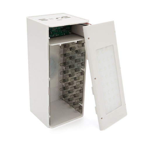 Power bank Voltronic D32-PD-QIMagnetic під 24х18650, Magnetic Wireless Charger, Output:22.5W, Micro-USB, Type-C, Lightning, ABS, PVC, White, BOX