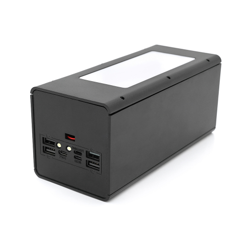Power bank Voltronic D32-PD під 32х18650, Digital display, Output: 22.5W, Micro-USB, Type-C, Lightning, ABS, PVC, Black, BOX