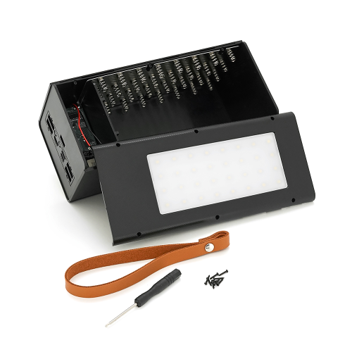 Power bank Voltronic D32-PD під 32х18650, Digital display, Output: 22.5W, Micro-USB, Type-C, Lightning, ABS, PVC, Black, BOX