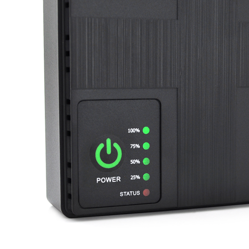 UPS-18W для роутерів / комутаторів / PON / POE-430, 5 / / 9 / 12V, 1 / 2A, Li-ion 8800MAh, Black, BOX