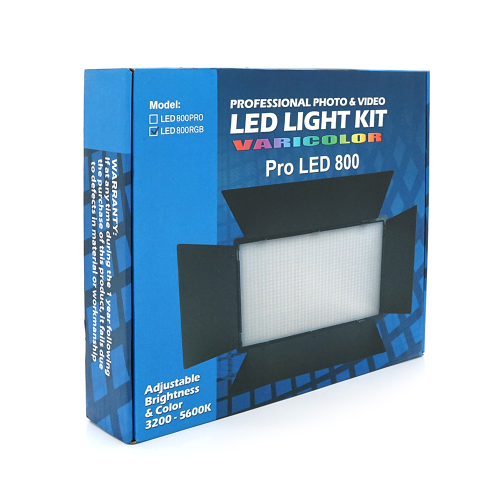 Прожектор RGB YT37278 800LED для фото та відео, 290x170mm, Box