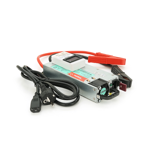 Регульований зарядний пристрій MERLION для AGM / Li-ion / LiFePo4 АКБ, 3-15V, 3-100А, LSD, крокодили