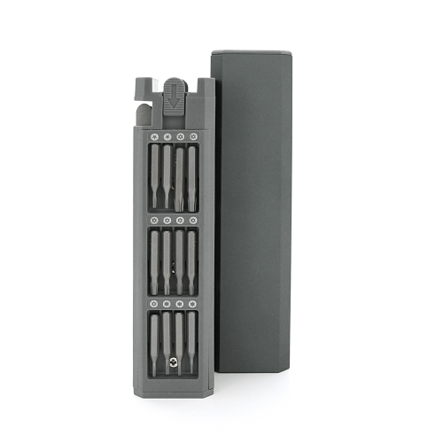 Набір YT37439 викрутка біти 44-в-1, лопатка пінцет, довжина тримача 115 мм, біти S2 магнітна, алюміній, 288грам, Box