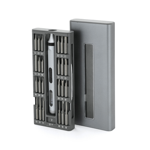 Набір YT37440 Електро викрутка біти 48-в-1, лопатка пінцет, довжина тримача 115 мм, біти S2 магнітна, алюміній, 412грам, Case