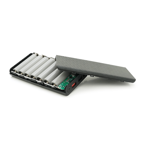 Портативний Power Bank18W для роутерів, Output: USB 5V / 2A, DC9V,2.7A / 12V1.5A, 14000mAh(7*2000mAh), 155х75х23мм, 460грам, Black, BOX