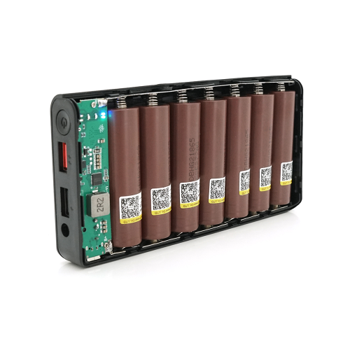 Портативний Power Bank 18W для роутерів, Output: USB 5V / 2A, DC9V,2.7A / 12V1.5A, 21000mAh(7*3000mAh), 155х75х23мм, 460грам, Black, BOX