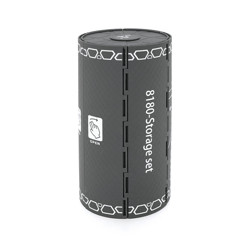 Набір SW-8180 викрутка +біти 128+лопатка+ гнучкий подовжувач, довжина тримача 120 мм, біти S2 магнітна, алюміній, 780грам, Case