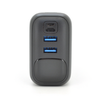 PowerBank 30000mAh, Input: (1хType-C, 1x MicroUSB), Output: (2хUSB, 2хType-C), PD20W, plastic, Black, Q20