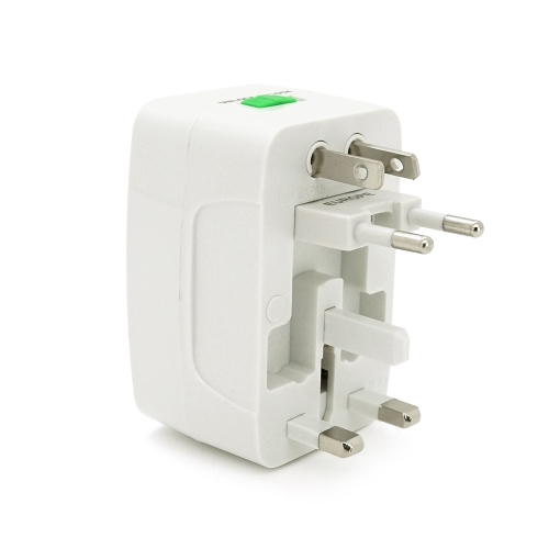 Універсальний переходник все стандарти розеток 5 in 1 + USB