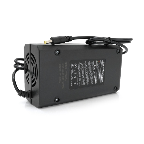 Зарядний пристрій Jinyi для акумуляторів Li-ion 60V5A(67,2V),16S,штекер 5.5*2.5,з індикацією,BOX