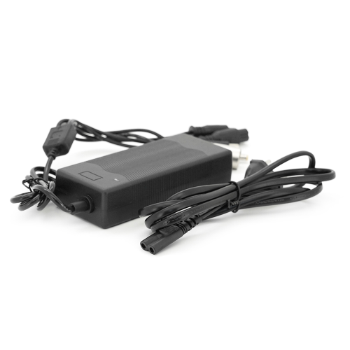 Універсальний зарядний пристрій для акумуляторів Li-ion 36V(42V),10S, 2A. 65W, 5,5*2,5мм / 3PXLR(18mm) / 3pGX12 / 3PGX16 / Xiaomi8MM, LED індикація