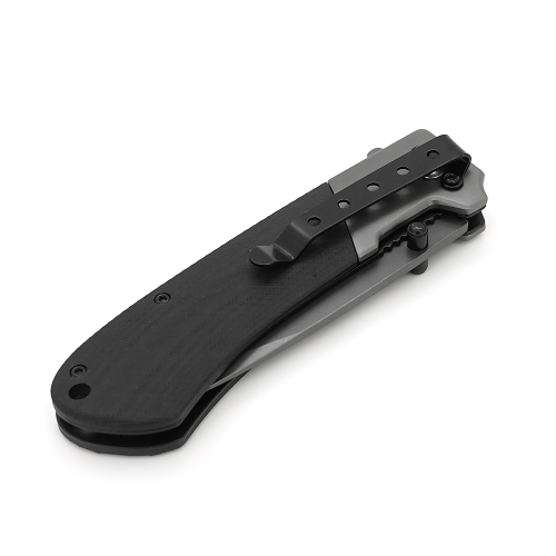 Ніж складний Browning-A336, ручка сталь, довжина 212 мм, 170 гр, Black, Box