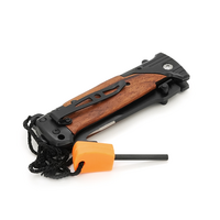 Ніж складний Browning-DA311, ручка сталь + дерево, довжина 232 мм, 310 гр, Box