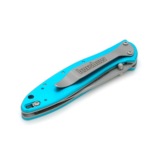 Ніж складаний Kershaw-1660 Blue, ручка сталь + титан, довжина 179 мм, 100 гр, Box