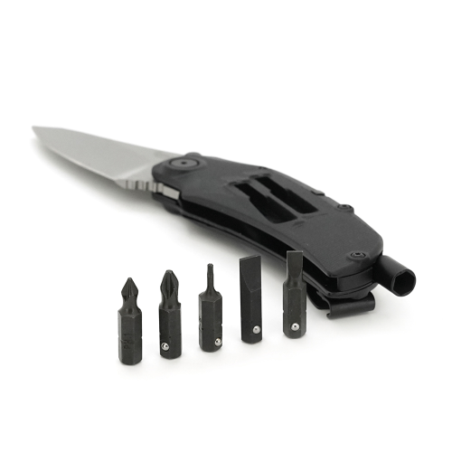 Ніж складний Kershaw-1925, з викруткою + 4 біти, ручка термопластик, довжина 191 мм, 230 гр, Box