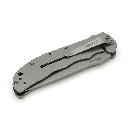 Ніж складний Kershaw-3655, ручка сталь, довжина 195 мм, 156 гр, Box