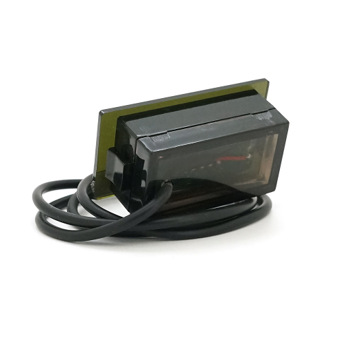 Цифровий вольтметр DY-B, діапазон вимірювань 12-24V, 49x18x26 mm, Blue