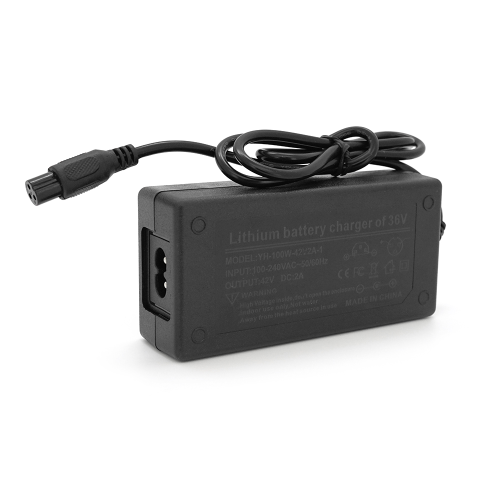 Зарядний пристрій для акумуляторів Li-ion 36V(42V),10S,2A,штекер 3-pin GX12 8MM(1+ / 2-)