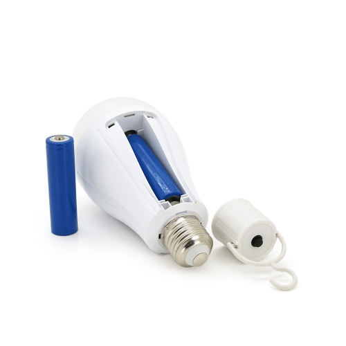 Лампочка YT2916 з акумуляторами 2*18650, 20W, E27, Box