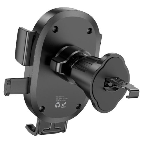Автоутримувач HOCO H18, кріплення на решітку, затискач 55-85мм, Black, Box