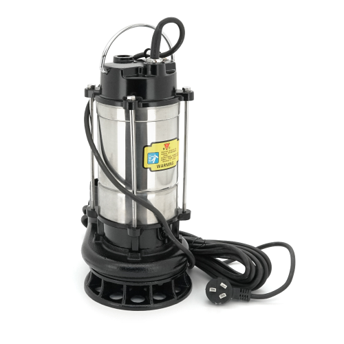 Занурювальний насос, 750W, 220V, до 7 м&amp;sup3; / год, підйом до 10 м, 50 мм, нержавіюча сталь, 410х200х235мм, 7,5 кг + перехідник