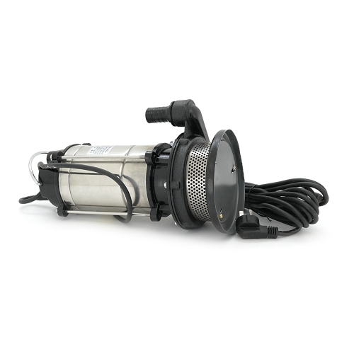 Занурювальний насос, 750W, 220V, до 1.5 м&amp;sup3; / год, підйом до 18 м, 25 мм, нержавіюча сталь, 410х200х235 мм, 7,67 кг. + перехідник